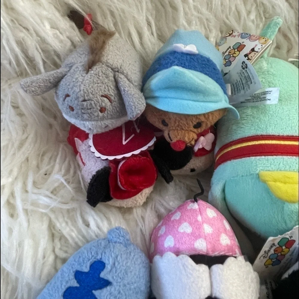 Lot of 12 Disney Tsum Tsum Plush Toys Mickey, Minnie,Dumbo, Ursula